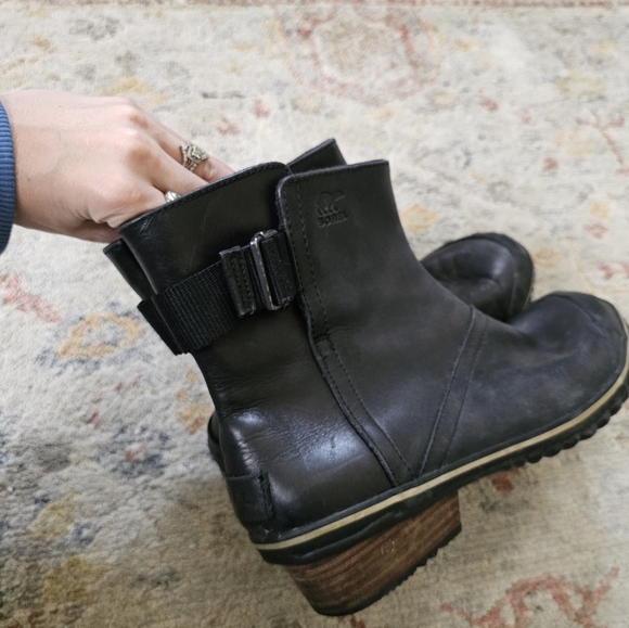 Sorel Slimboot Pull On Ankle Boots - Picture 3 of 7